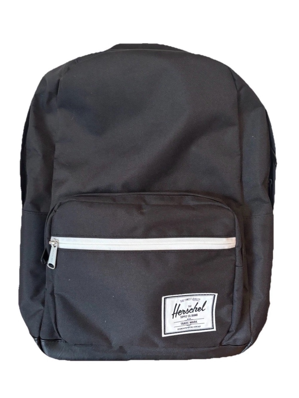 Herschel Supply Co. Pop Quiz Backpack Black White Trim Striped Interior